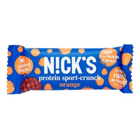 Nick's Sport-crunch narancsos fehérje szelet 40g