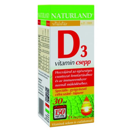 Naturland D3-vitamin csepp 30ml