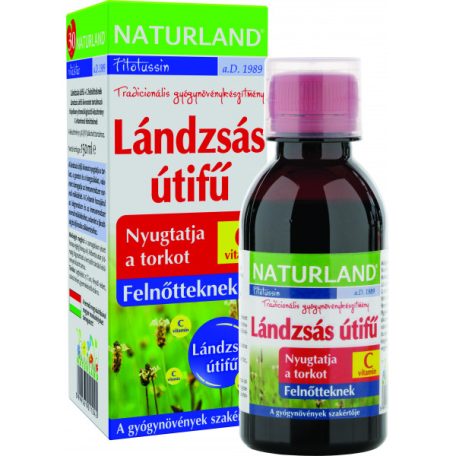 Naturland Lándzsás útifű szirup C-vitaminnal felnőtteknek 150ml