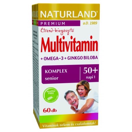 Naturland Multivitamin 50+ kapszula 60db