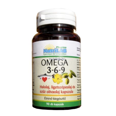 NutriLab Omega 3-6-9 kapszula 90db