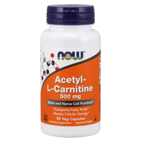 NOW Acetyl-L-Carnitine 500mg kapszula 50db