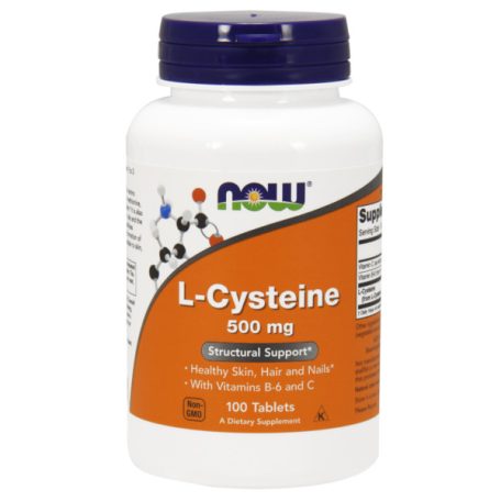 NOW L-Cysteine 500mg tabletta 100db