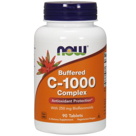 NOW C-vitamin 1000mg + bioflavonoid tabletta 90db