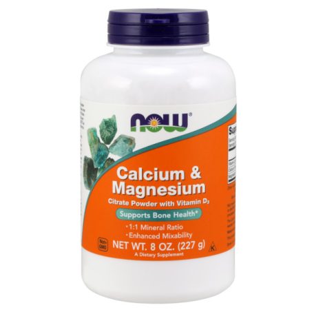 NOW Calcium-Magnézium Citrate por 227g