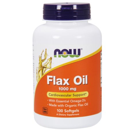 NOW Flax Oil 1000mg lenmagolaj lágyzselatin kapszula 100db