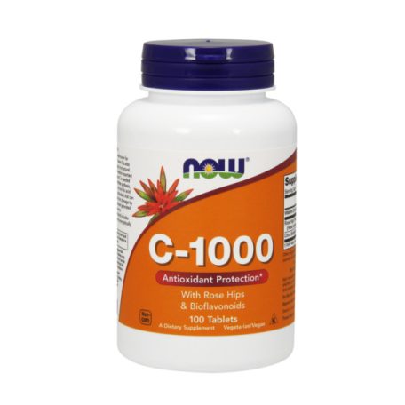 NOW C-vitamin + csipkebogyó 1000mg tabletta 100DB