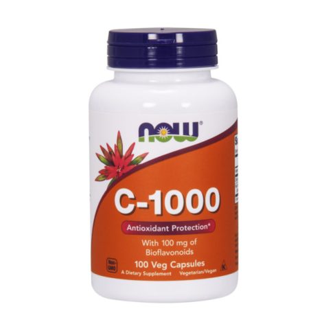 NOW C-vitamin 1000mg + bioflavonoid kapszula 100db