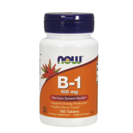 NOW B1-vitamin 100mg tabletta 100db