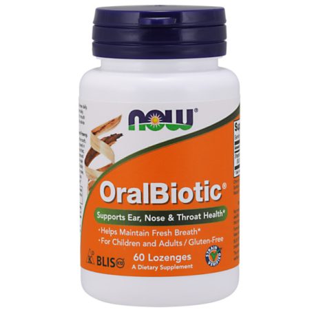 NOW OralBiotic rágótabletta édesítőszerrel 60db