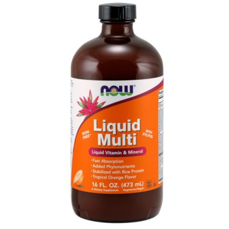 NOW Liquid multi folyékony multivitamin 473ml tropical narancs ízű