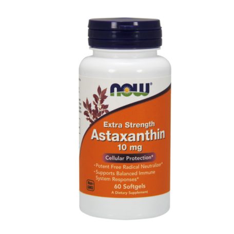 NOW Astaxanthin 10mg lágyzselatin kapszula 60db