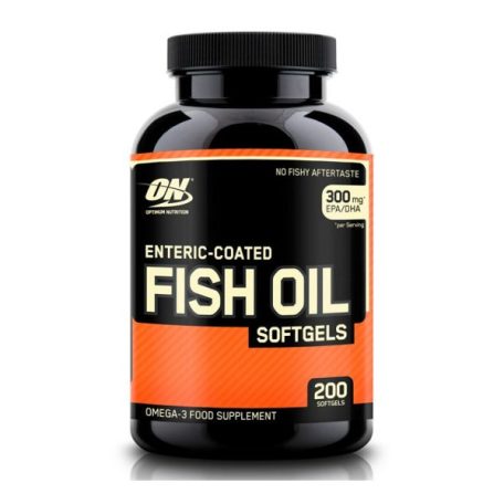 Optimum Nutrition Enteric-Coated Fish Oil lágyzselatin kapszula 200db