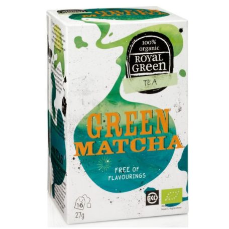 Royal Green Zöld matcha bio tea 16 filter