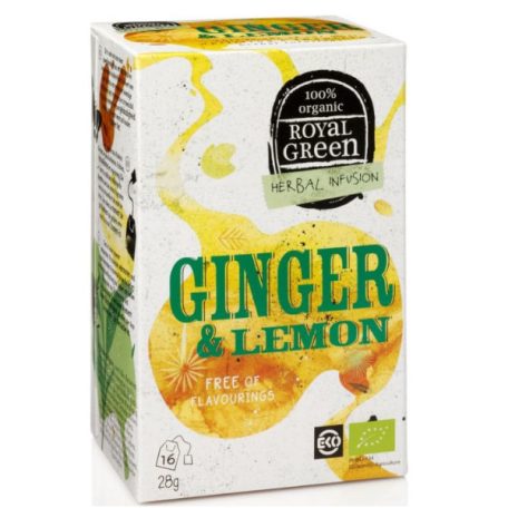 Royal Green Gyömbér & citrom bio tea 16 filter