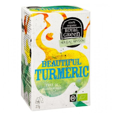 Royal Green Kurkuma & fekete bors bio tea 16 filter