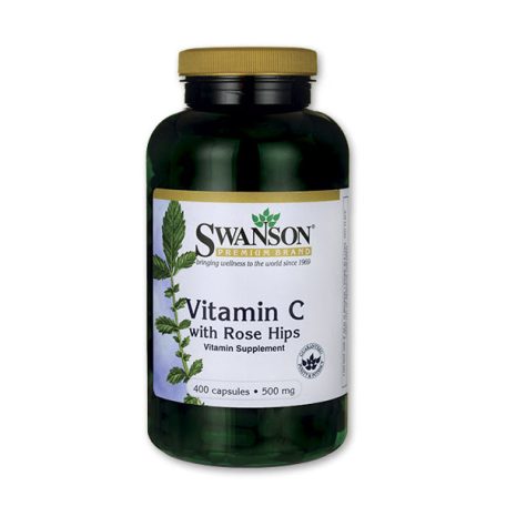 Swanson 500 mg C-vitamin Csipkebogyóval 400db