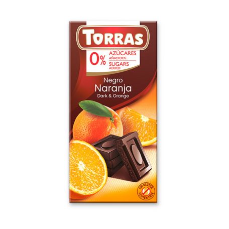 Torras étcsokoládé narancsos 75g
