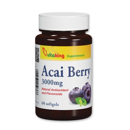 Vitaking Acai Berry lágyzselatin kapszula 60db