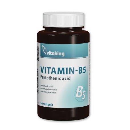 Vitaking B5-vitamin 200mg lágyzselatin kapszula 90db