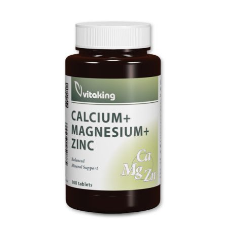 Vitaking Kalcium-Magnézium-Cink tabletta 100db