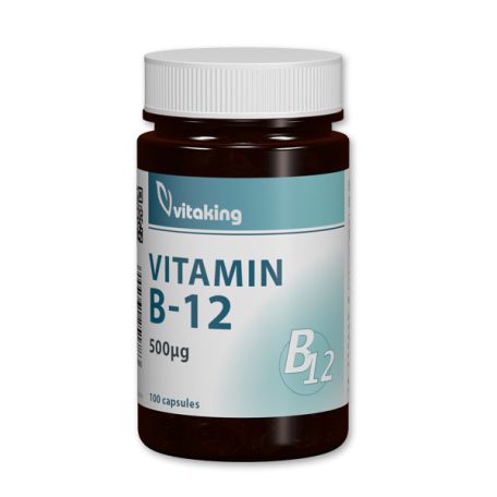 Vitaking B12-vitamin 500mcg kapszula 100db