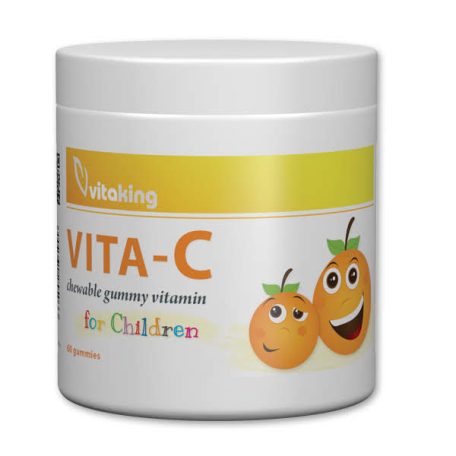 Vitaking Vita-C narancs ízű gumivitamin 60db