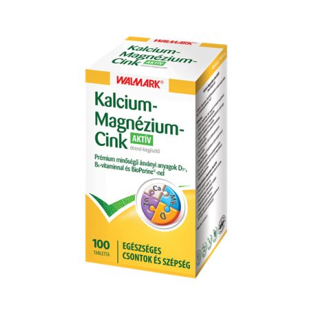 Walmark Kalcium-Magnézium-Cink aktív tabletta 100db
